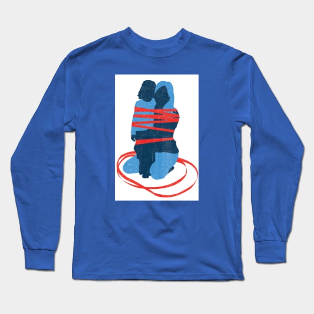 Red Tape 2 Long Sleeve T-Shirt by Neil Webb | Illustrator